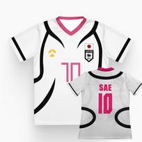 Japoniško Anime Blue Lock Futbolo Marškinėliai T-shirt Ryusei Shidou & Itoshi Sae Vaidmenų Žaidimo Marškinėliai V formos iškirptė Sportinė Viršutinė dalis XXS