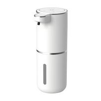 380 ml automatinis muilo dozatorius putų USB įkrovimas bekontaktis išmanusis ekranas infraraudonųjų spindulių jutiklis skysto muilo dozatoriai rankų plovimo mašina 1pcs balta