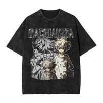Best Selling Gachiakuta Mineral Wash TShirt Highnd Luxury hot product Oversized high quality Unisex Washed Vintage Loose tees S