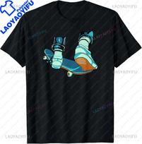 Skateboard Skateboarder  Skateboarding Skater TShirt Unisex Summer Streetwear Tops Graphic T Shirts Camisas Streetwear S