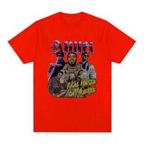 Anuel AA Real Hasta La Muerte Graphic T Shirt 100 Cotton Tshirt Unisexs Hip Hop Vintage Oversized Tee Shirt Oversized Streetwear S