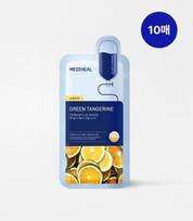 Derma Plus Green Tangerine Mask 10 Sheets [Vitality & Whitening]