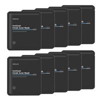 Soothing & Refresh Acne Mask Pack Set (10 Sheets)