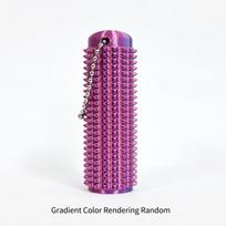 3D Printed Spiky Fidget Toy Button Click & 360° Rotate Palm Massage Stress Relief Keychain Sensory Toy for Autism ADHD Adults