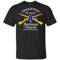 US Army Harmony Church Fort Benning GA Infantry Military TShirt Summer Cotton Short Sleeve ONeck Unisexs T Shirt New S3XL S