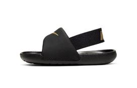 Nike Kawa Slide TD 'Black Metallic Gold' 27