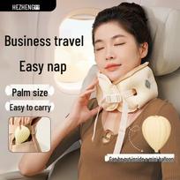 HEZHENG Inflatable U-shaped Travel Neck Massager Pillow CN plug (adapter included)