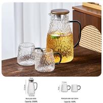 Heat-Resistant Crystal Glass Pitcher and Cup Set
