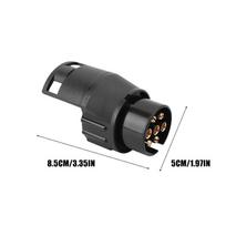 7 Pin To 13 Pin Plug Adapter Waterproof Trailer Connector 12V Towbar Towing Plugs Socket Adapter for Car Truck Accessories
