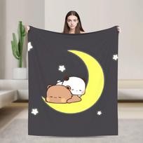 Bubu Dudu Suring Blanket Quality Warm Soft  Throw Blanket Autumn Children Couch Chair Sofa Bed Pattern Bedspread 75x90cm