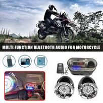 12V Motorcycle Speaker Audio System Waterproof Motorcycle Speaker USB Charger Remote Control Bluetooth-compatible for Outdoor China Mainland