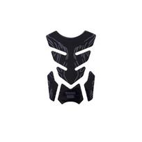 Universalus anglies pluošto motociklo bako pado apsaugos lipdukas, 3D lipdukas, skirtas „Yamaha“, „Honda“, „Kawasaki“, „Ktm“, „Bmw“, „Ducati“, „Suzuki“ juoda