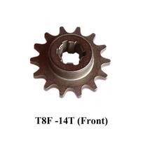 49cc Mini Pocket Bike 108 Links Chain 54T Rear Sprocket & T8F 14T Front Sprocket Pinion Gear For Mini Pocket Motorcycle Kart ATV
