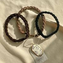 Giant Big Blade Italian Hair Tie Dark brown