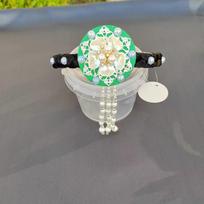 Flower Korean Headband Tassel Stage Dance Hair Hoop Classical Hanbok Hairband  Children Style2-Green