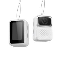 Mini Wearable Sports Camera Portable Hands-Free Action Camera Compact Design Suitable for Outdoor Activities Vlogging and Everyday Recording One Size