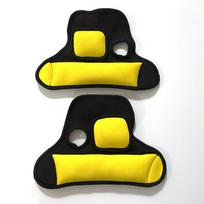 1Pair Hand Palm Protector Weight Carrying Gloves Wrist Support Weights  Running Exercise 1kg geltona