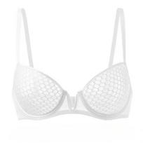 Ultra-thin French Style Bra for Women with Large Breasts to Look Smaller Push-Up Anti-Drooping Side Boob Control Sexy Half-Cup Underwear 34/75