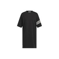Adidas Vienspalvė Sportinė Trumpomis Rankovėmis Midi Suknelė Moteriška Suknelė Juoda IB7309 S