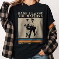 Bernie Sanders Shirt, Rage Against The Machine Shirt, Retro 90s Vintage Shirt Unisex T-Shirt XXXXL