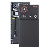 ZTE nubia Z70 Ultra NX733J NX736J stiklinis galinis dangtelis su baterija ir kameros objektyvo dangteliu juoda