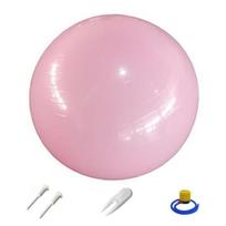 55/65/75CM Yoga Ball with Air Pump Anti-slip Physical Therapy PVC Fitness Balance Ball Pregnancy Birthing Ball Kids Adults Home Gym S rožinė