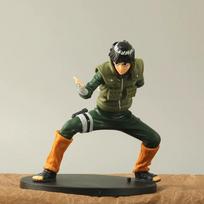 15CM Anime Naruto: Shippūden Rock Lee Naruto Fighting Stance Model Toy Gift Action Model Famous Battle Scenes High Quality No box