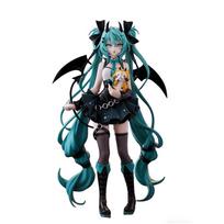 Anime Hatsune Miku 19CM Mažasis Velniukas Meškėnas Veiksmo Figūrėlė Modelis Žaislai Žavingas Veiksmo Modelis PVC Kolekcija Stalviršio Aksesuarai Dovana black