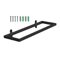 Hanging Wine Rack Cabinet Mount Metal Wine Storage Hanger Shelf Wine Black 1 juoda