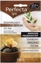 PERFECTA Spa Home manicure kaukė-rankų serumas regeneracijai, drėkinimui ir apsaugai 1 pc.