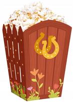 Pudełka Kubełki Na Popcorn Przekąski Koniki Konie Podkowa Koń Urodziny 6Szt