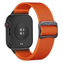 Elastic Nylon Sport Strap For Redmi Watch 6 5 4 Nylon Bracelet Smart Watchband for Xiaomi Mi Band 9/8 Pro Correas Replacement Accessories Redmi Watch 6 5 4 oranžinė