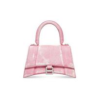 Balenciaga Hourglass rankinė su viršutine rankena Džinsinė Rožinė Moteriška Viršutinė rankena 593546-2104W-5809 Regular Edition,Basic Set (Bag+Dust Bag)