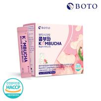 BOTO Beauty Secret Kombucha Peach Iced Tea 30 Packets 1 Box