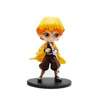 8pcs Anime Demon Slayer Figure Nezuko Tanjirou Zenitsu Inosuke Kyoujurou Giyuu Kawaii Qposket Figural PVC Model Toy Collect Gift