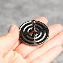 Zinc Alloy Enchanting Teardrop Fidget Spinner - Swirling Desktop Anxiety Relief Toy for All Ages, Premium Sensory Focus Gift juoda