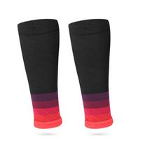 Shin Splints Support Guards Moisture-wicking Cycling Guards Calf Sleeves Graduated Compression Calf Sleeves Socks For Sports raudona juoda spalva
