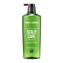 Mise en scène Scalp Care Green Tea Shampoo – 680ml | Korėjietiškas šampūnas riebiai galvos odai, mentolio vėsinantis ir žalių gėlių kvapo 680ml
