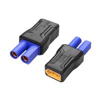 SinLoon Wireless Connector Adapter for RC FPV Drones and LiPo ESC Female XT60 EC5-XT60 Cars, Charger, (2pcs) (EC5 - Male)