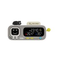 DUKA MOODA Smart Desktop Temperature and Humidity Clock Electric Digital Home Temperature and Humidity Meter Smart Fun Reminder