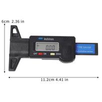 Car Tyre Tire Tread Depth Gauge Meter Digital Measurer Tool Caliper Thickness Gauges Tread Brake Pad Shoe Tire Monitoring System
