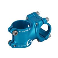 31.8mm 25.4mm MTB Stem Aluminum Alloy 35mm Short Mountain Bike Handlebar Stem mėlyna
