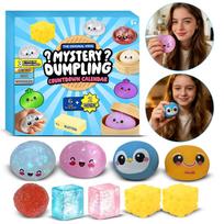 Mystery Dumpling Countdown Calendar 8 Day Blind Box Set with 3D Toys and Unique Dumpling Designs for Kids Collectible Advent Calendar Gift One Size