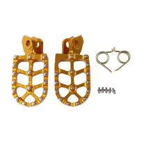 For HONDA Transalp 650 700 XL650V XL700V XL650 XL 650 700 V Motorcycle Accessories Front Footrest Footpeg Foot Pegs Rests Pedals auksas