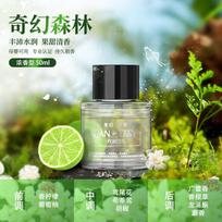 Car Liquid Air Freshener Fantasy Forest Scent 50ml Long Lasting Fragrance for Vehicle Use Professional Quality One Size