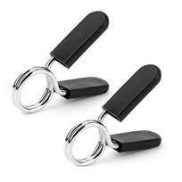 1 Pair Gym Barbell Clips Dumbell Anti-loosening Spring Collar Clips Safety Protection Stable Barbell Lock Clamp Fitness Training