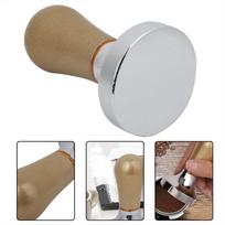Gold Color Aluminum Coffee Tamper Flat Base Barista Coffee Tamper Espresso Tamper  Espresso Making