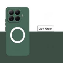 Magnetic Liquid Silicone Soft Case for Xiaomi 17 15T 14T 13 Pro Candy Color Camera Protective Anti-drop Protection Cover Case Xiaomi 17 smėlis