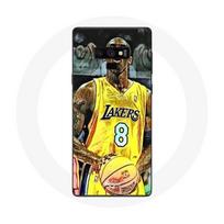 Coque pour Samsung Galaxy Note 9 Kobe Bryant Dunk lakers 8 NBA Noir