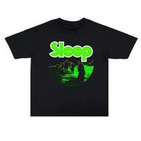 Heavy Pure Cotton Stone Man Doom Band SLEEP Rock Metal Print T-shirt for Men and Women Short Sleeves Loose Heavy Pure Cotton S